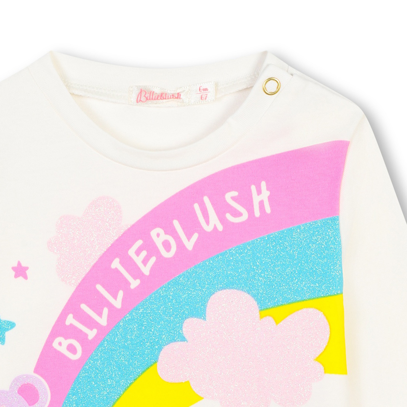 Long-sleeved cotton T-shirt BILLIEBLUSH 
                    GIRL