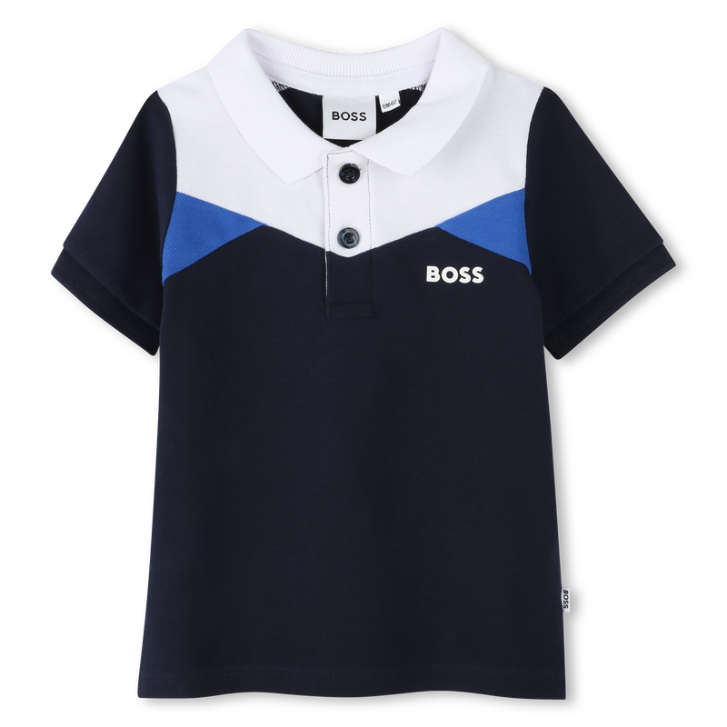 Colour block polo shirt BOSS 
                    BOY