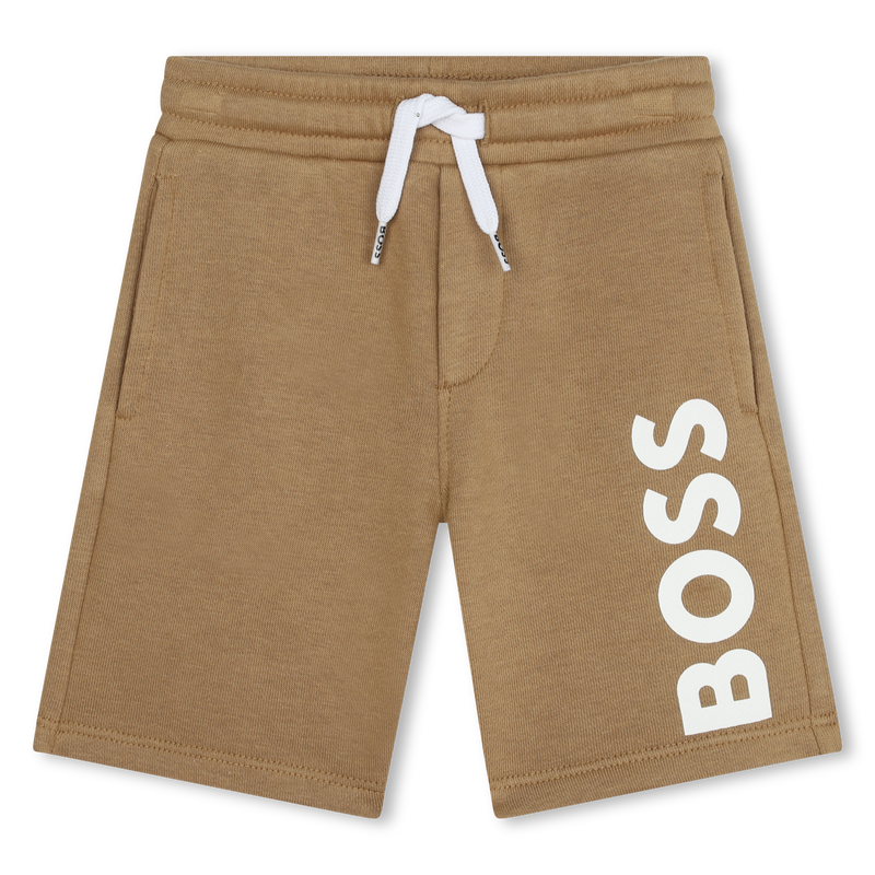 Fleece Bermudas with logo BOSS 
                    BOY