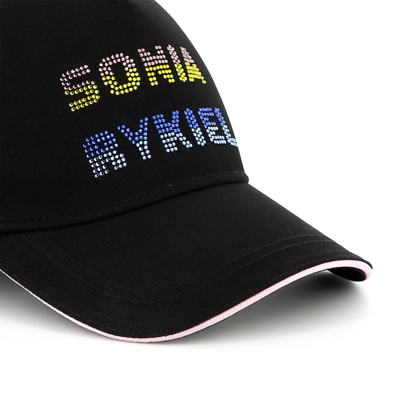 Cotton hook-and-loop cap SONIA RYKIEL 
                    GIRL